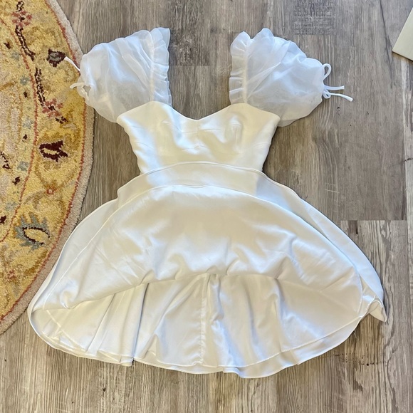 Amanda Uprichard Lovely Dress in Ivory Size Small - Picture 13 of 16